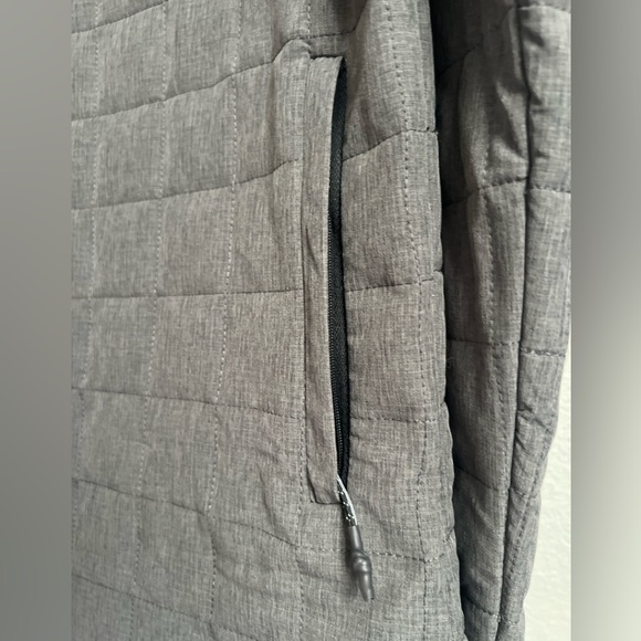 NWOT Men's LG VORTEX Quilted Jacket, Light Grey - Picture 7 of 14